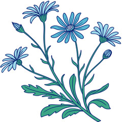  Distinctive Felicia Amelloides Artwork for Interiors