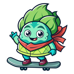  Charming Cabbage Illustration for Snowboarding