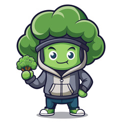  Playful Broccoli Design for Brewing Art