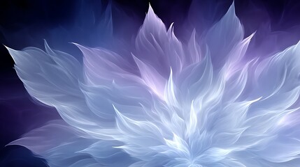 Obraz premium Ethereal Flower Bloom Radiating Light and Grace