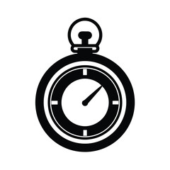 Pocket Watch Icon Vector Drawing