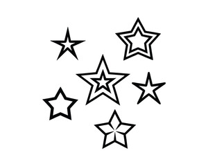 Obraz premium star vector logo. alone star. 