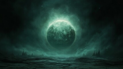 In the blackness of space, a celestial body with a roughened surface floats, accompanied by the twinkling of distant stars