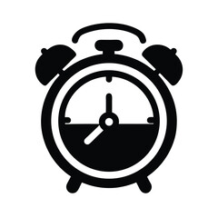 Time Alarm Icon Vector Illustration