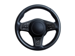 Premium leather steering wheel cover for protection 