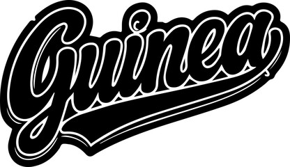 Guinea Bissau Country Name Logo Design