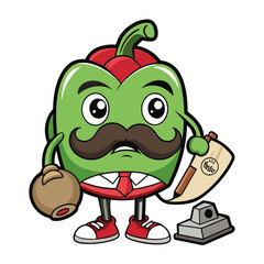  Vibrant Crippled Bell Pepper Design