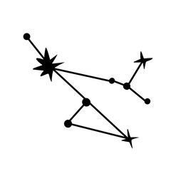 Set of mystic celestial symbol element vector 