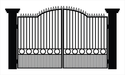 wrought iron gate