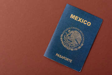 Mexican passport for travelling, flying and doing business. Mexico document