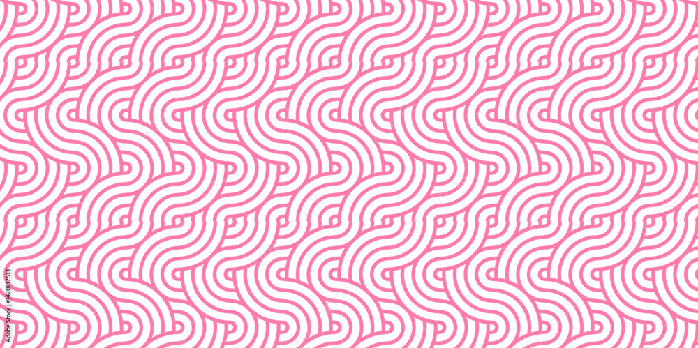 Poster overlapping pattern minimal diamond geometric waves spiral transparent and abstract circle wave line