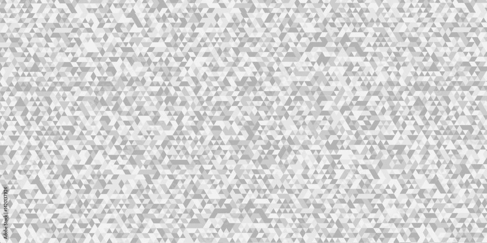 Poster vector white and gray polygon mosaic triangle overlap texture background. white and gray overlapping