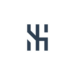 sh Logo Template vector illustration
