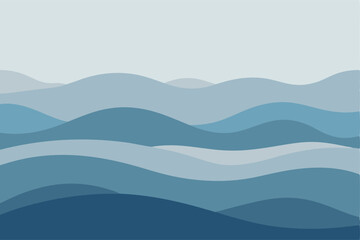 vector illustration of a wave background