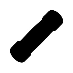 Automotive fuse electrical component protection circuit safety device car fuse symbol vector icon