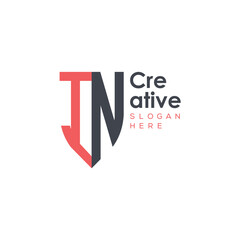 initial monogram letter logo with creative design.