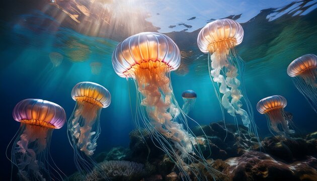 jelly fish medusa AI generated