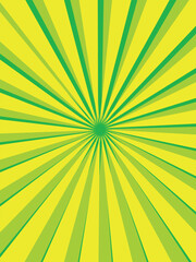 Bright green comic star burst background