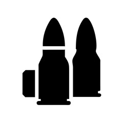 Illustration of ammunition bullets cartridge bullet firearm weapon military war danger