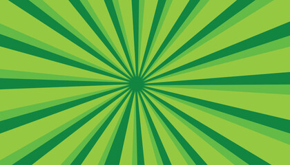 Bright green comic star burst background