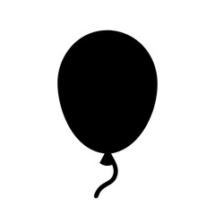 Black balloon party celebration birthday decoration festive helium air fun joy event graphic icon design