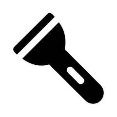 Find the best flashlight icon vector image for your project handheld light source design needs