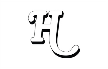 Elegant Letter H logo Vector Template Initial Letter H Logo Design Vector Template. Creative And Modern H logo