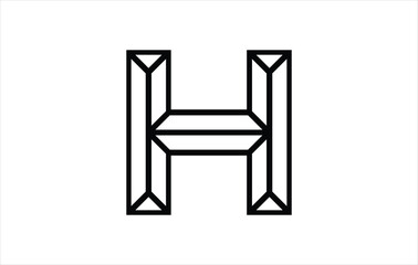 Elegant Letter H logo Vector Template Initial Letter H Logo Design Vector Template. Creative And Modern H logo