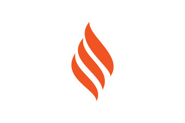 Fire Flame Logo Design Template