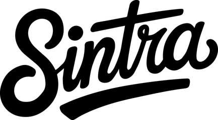 Sintra Portugal Script Logo Design