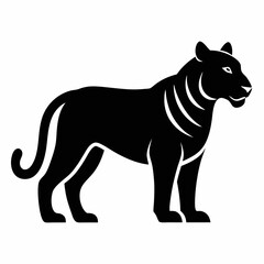 new tiger animals vector icon on white background