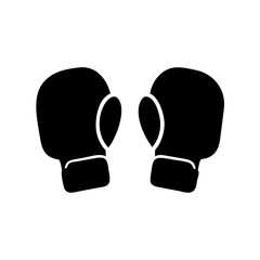 Boxing gloves vector illustration, sport equipment, fight, punch, training, knockout, gym gear