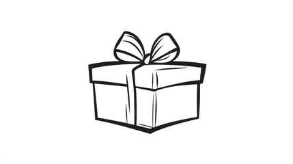 Obraz premium Gift Box Illustration on White (2)