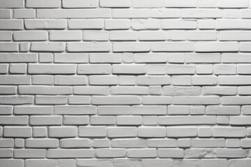Fototapeta premium White brick wall texture panoramic backdrop background
