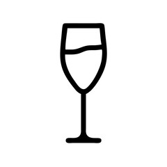 Wine glass vector icon drink alcohol beverage bar restaurant party celebration cheers toast liquid 90