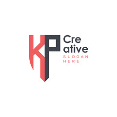 initial monogram letter logo with creative design.