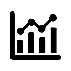 Graph chart diagram business data analysis report infographic statistics presentation growth trend