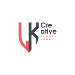 initial monogram letter logo with creative design.