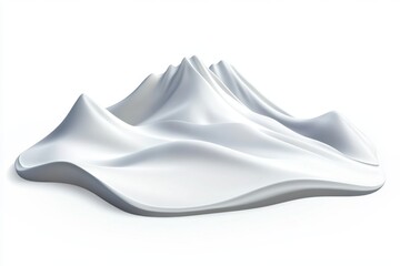Abstract mountain sculpture