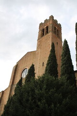 The Basilica of San Domenico, also known as Basilica Cateriniana. Siena, Italy.