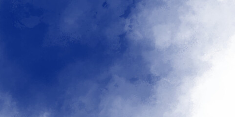 Blurred abstract Dramatic blue sky with white clouds background. White, blue overlay perfect. blurred photo powder and smoke dreamy atmosphere. The blue sky with the white clouds in the sunny day .