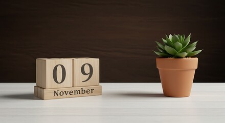 November 9th Date with Succulent Plant