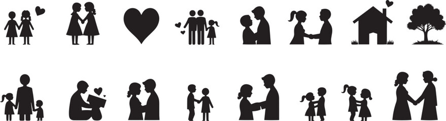 Family, Community & Relationships Icons