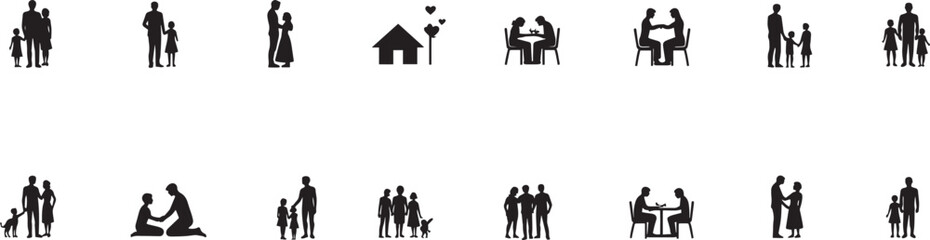 Family, Community & Relationships Icons