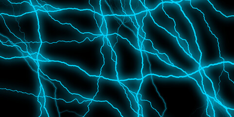 Blue Marble Texture Template Background. Vector blue and black cracked texture style overlay. Glowing wavy lines template Color lightning concept in the dark energy magic abstract background.