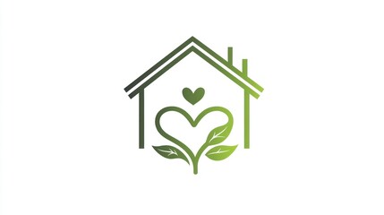 Eco-Friendly Home Logo Design