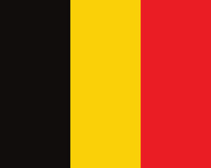 Fototapeta premium Belgium flag vector art, flag design, flag illustration, design element