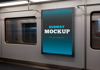 Subway Billboard Mockup