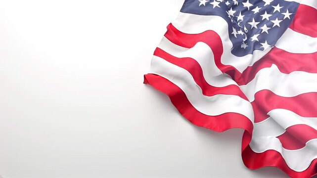 American flag display with vibrant colors showcasing patriotism and national pride from various angles