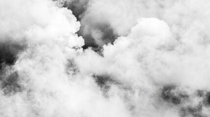 White Cloud Texture Background In Minimal Abstract 3D Style
